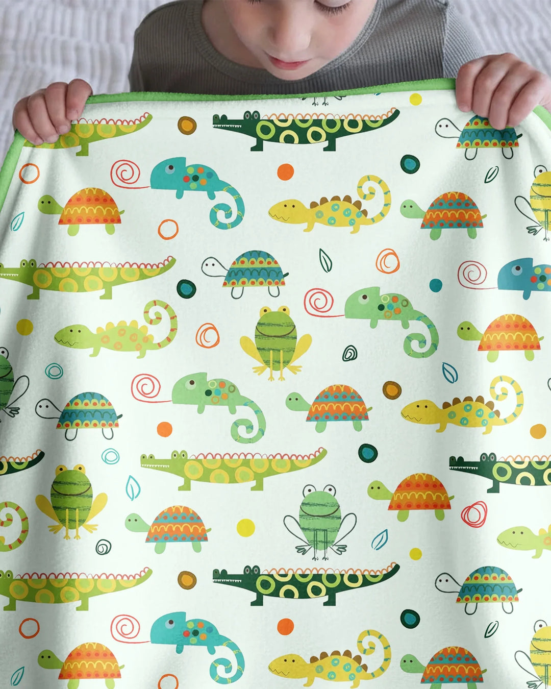 Swamp Buddies Bamboo Blanket