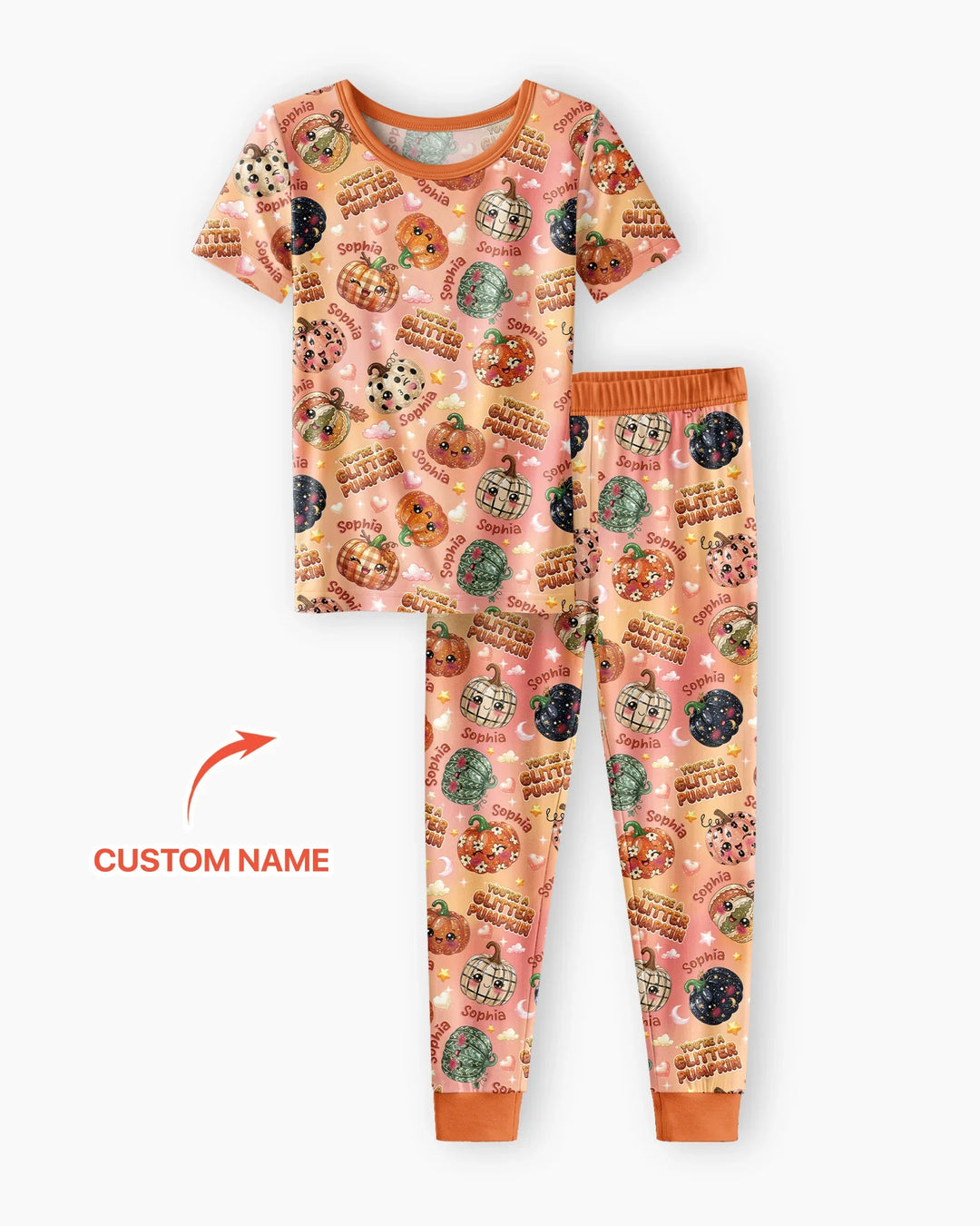 Zweiteiliges, kurzärmliges Pyjama-Set mit Marienkäfern