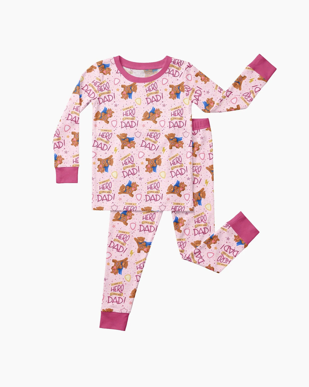 Conjunto de pijama de dos piezas de bambú de manga larga