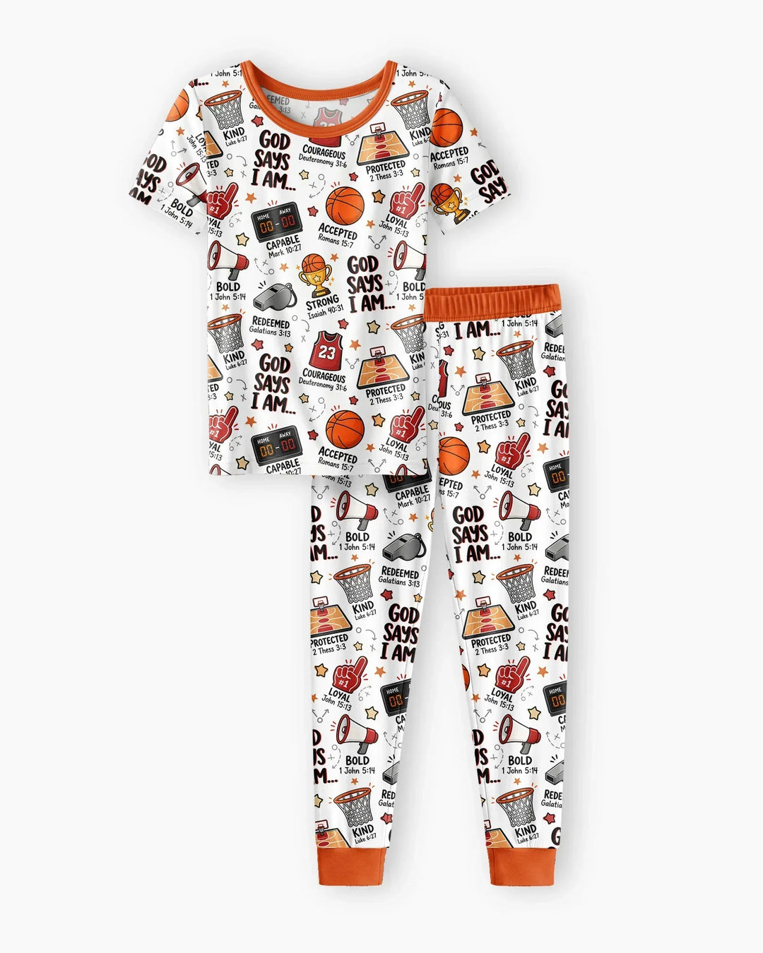 Zweiteiliges, kurzärmliges Pyjama-Set mit Marienkäfern