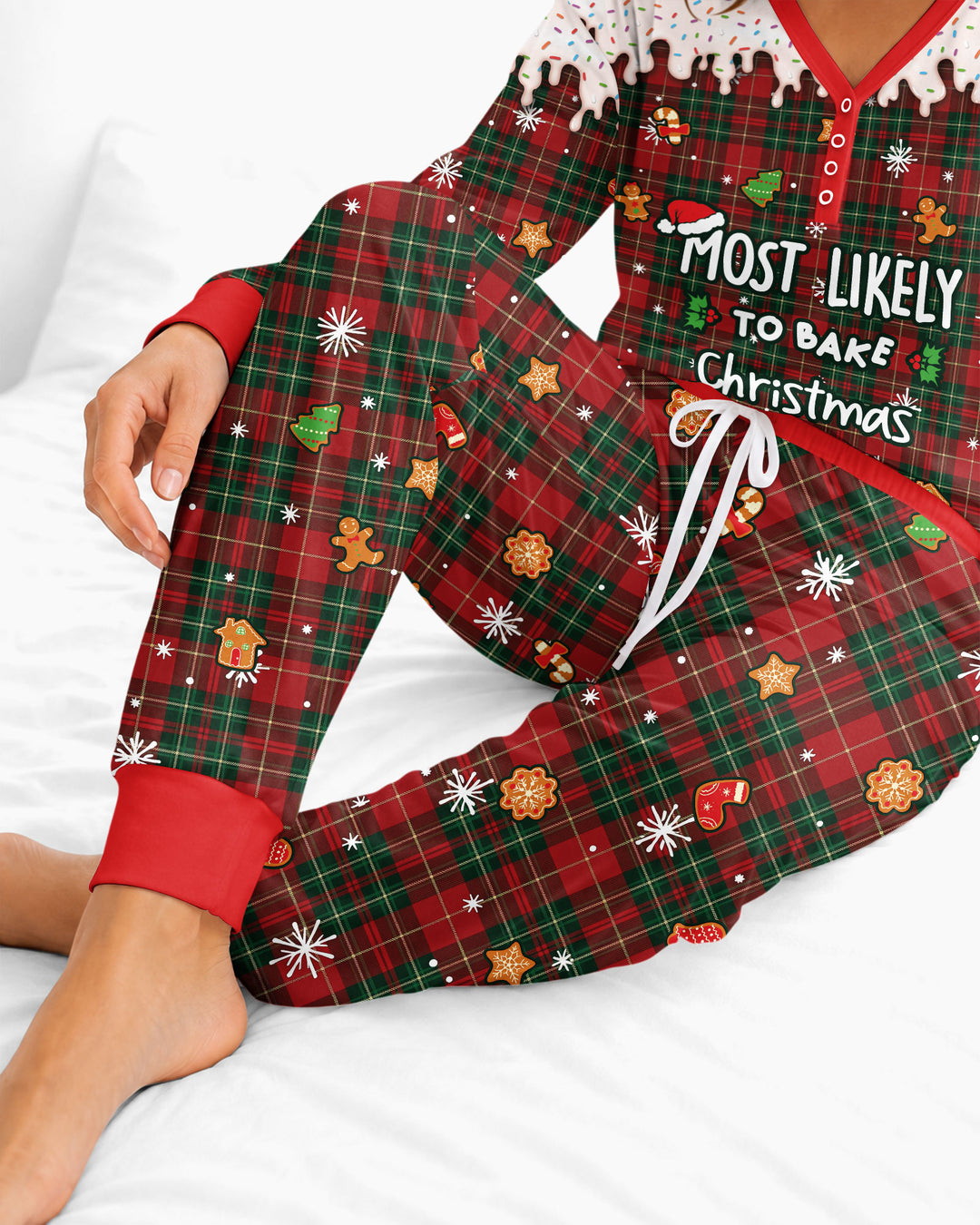 Funny Christmas Family Matching Bamboo Women Pajama Set