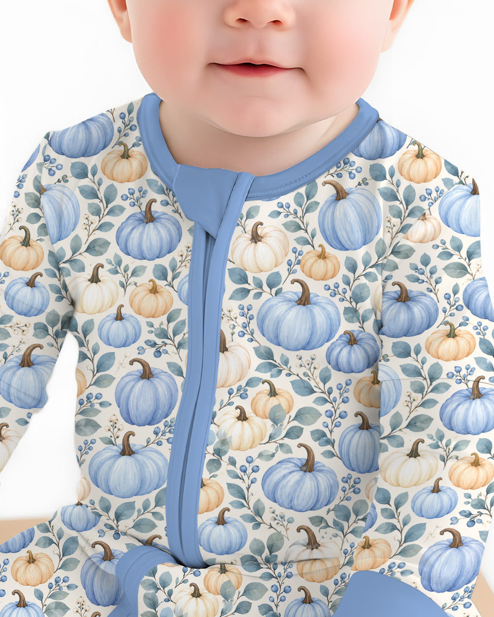 Pumpkin Cozy Fall Bamboo Convertible Zippy