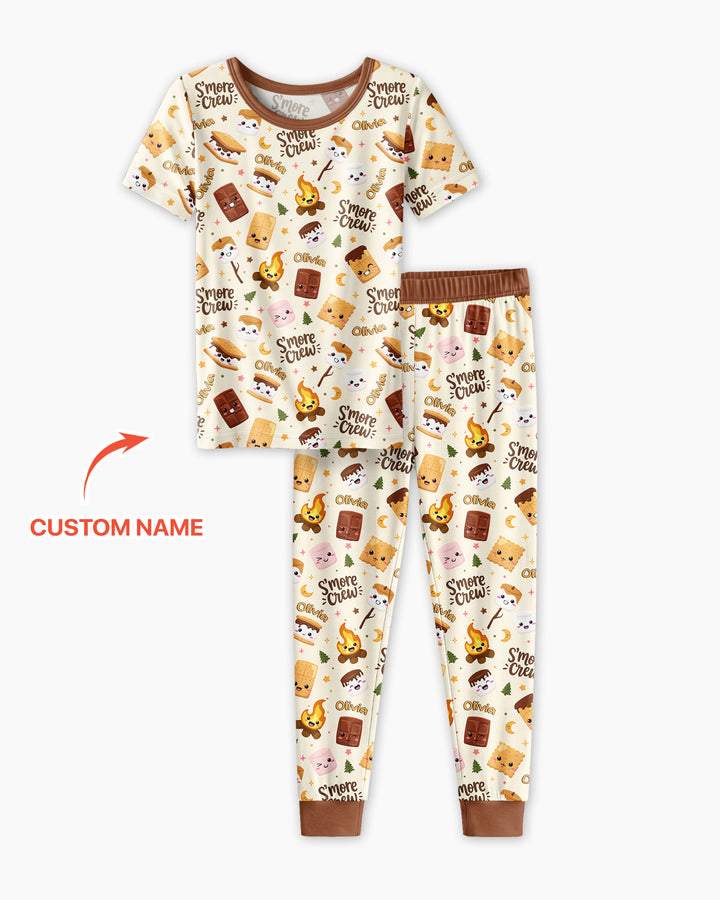 Zweiteiliges, kurzärmliges Pyjama-Set mit Marienkäfern