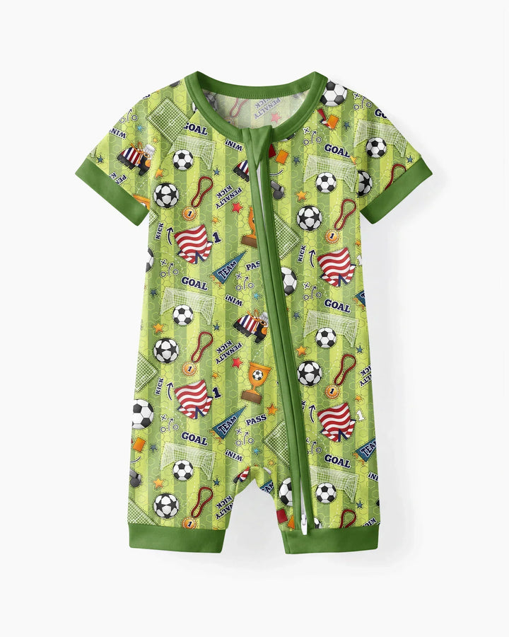 I Love Sports Soccer Bamboo Shorty Zippy