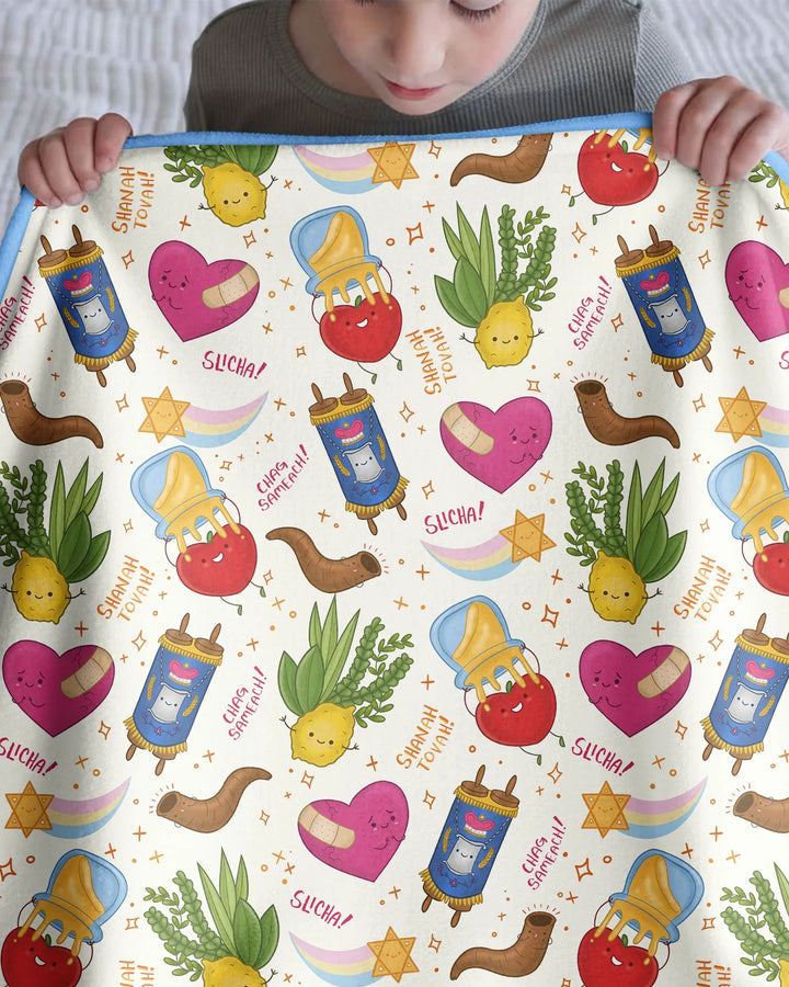 Jewish High Holidays Bamboo Blanket