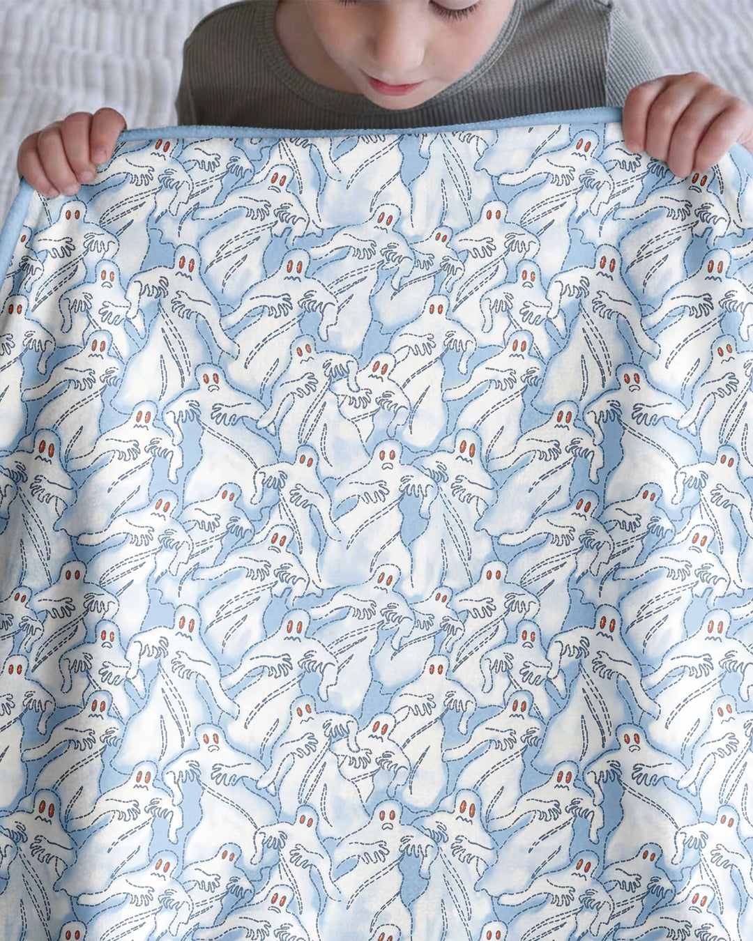 Ghostly Threads Bamboo Blanket