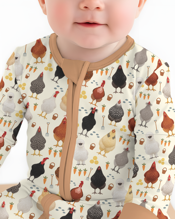 Little Chicken Farmer Bamboo Convertible Zippy
