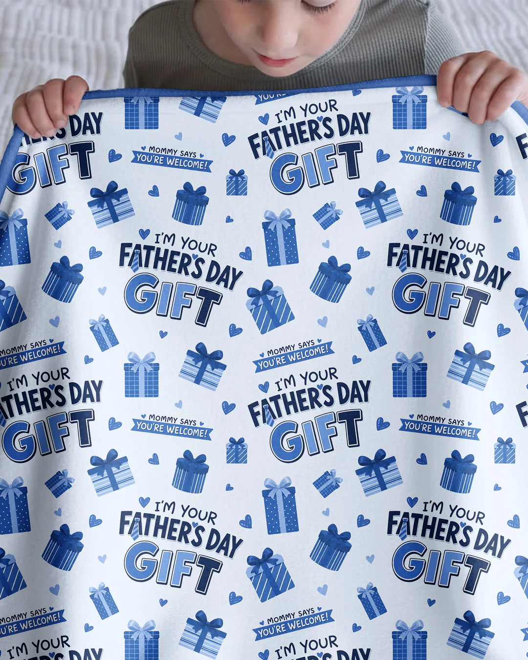 I'm Your Father's Day Gift Bamboo Blanket