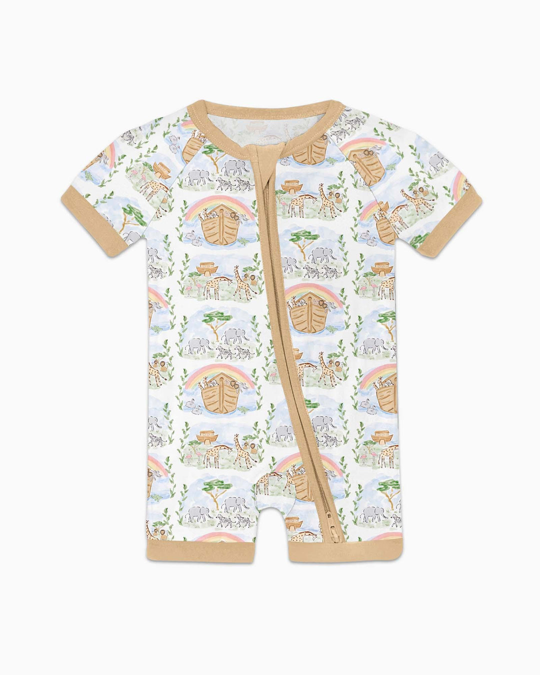Noah And The Ark Bamboo Shorty Zippy