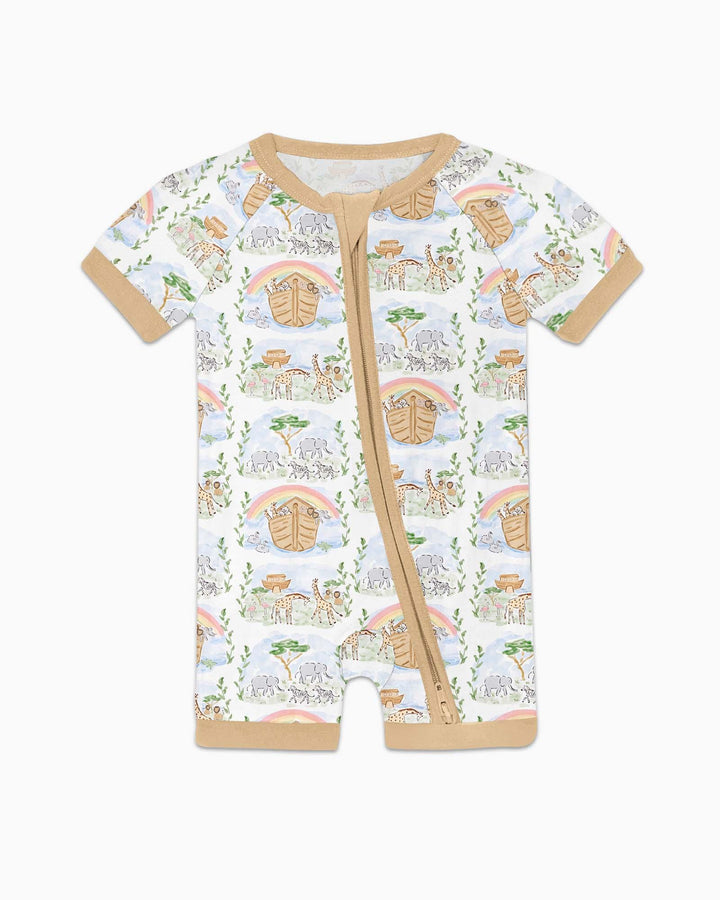 Noah And The Ark Bamboo Shorty Zippy