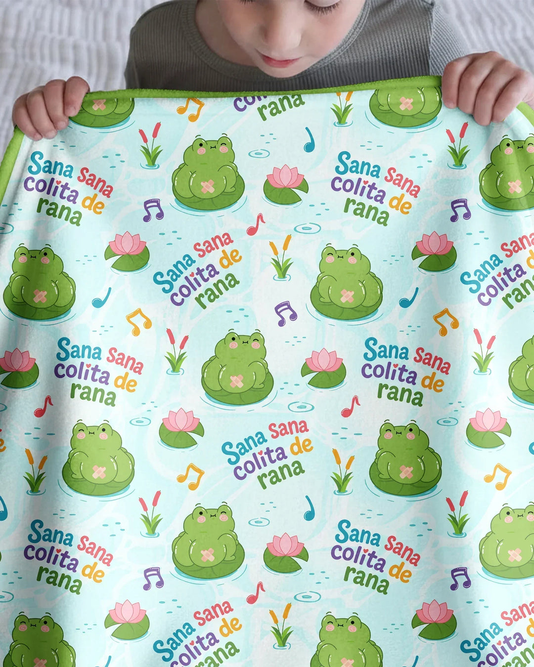 Sana Sana Colita De Rana Bamboo Blanket