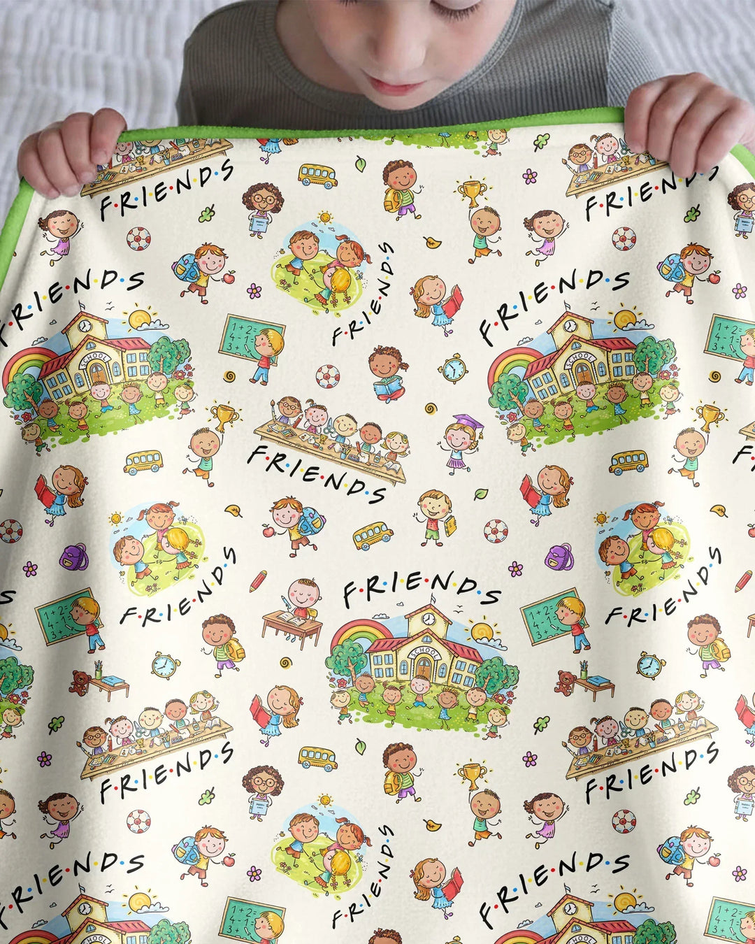School Friends Forever Bamboo Blanket
