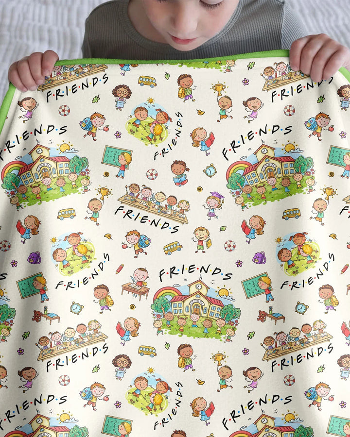 School Friends Forever Bamboo Blanket