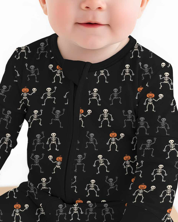 Halloween Dancing Skeleton Bamboo Convertible Zippy