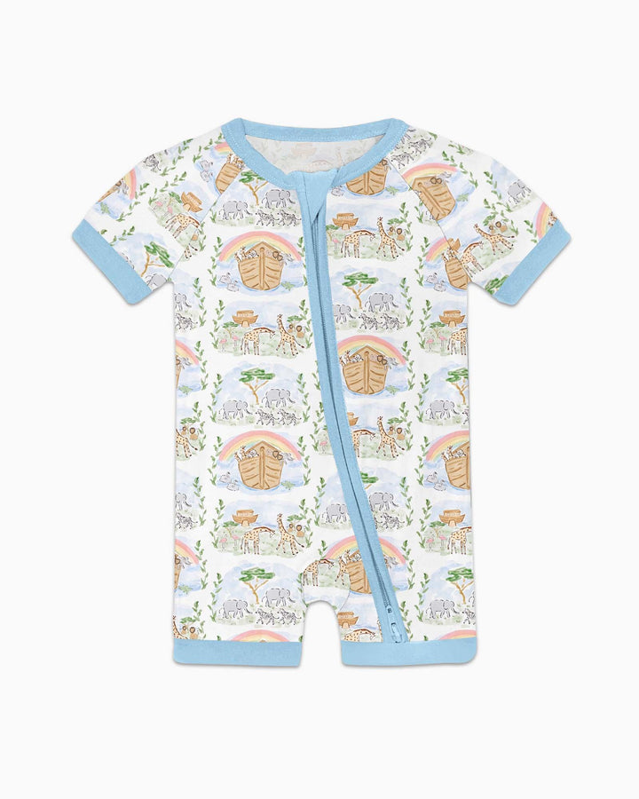 Noah And The Ark Bamboo Shorty Zippy