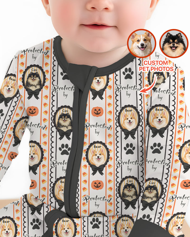 Custom Pet Photos Spooky Protector Bamboo Convertible Zippy