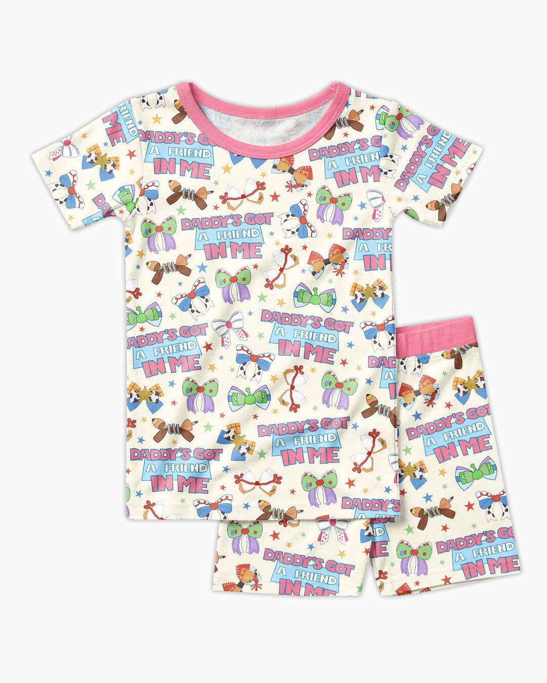 Conjunto de Pijama de Dos Piezas de Bambú con Mangas Cortas y Pantalones Cortos