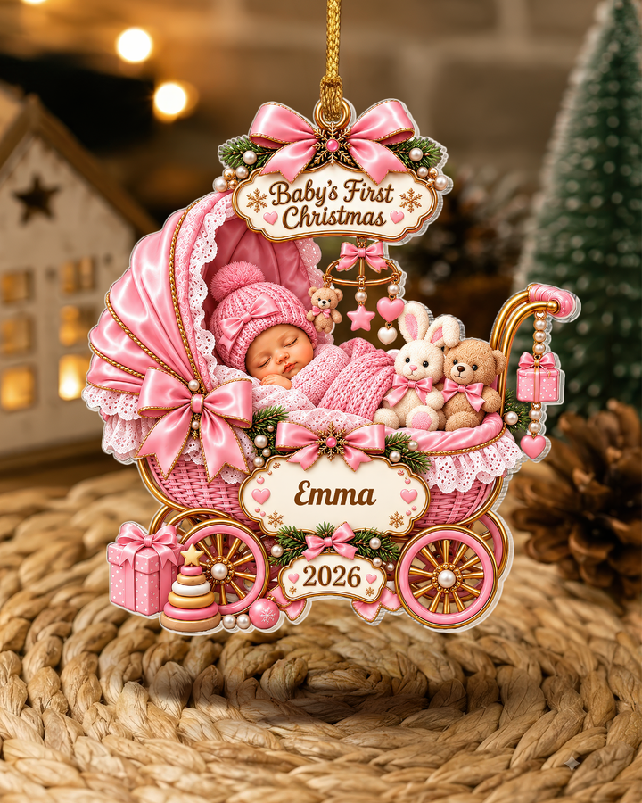 First Christmas 2026 - Personalized Acrylic Ornament