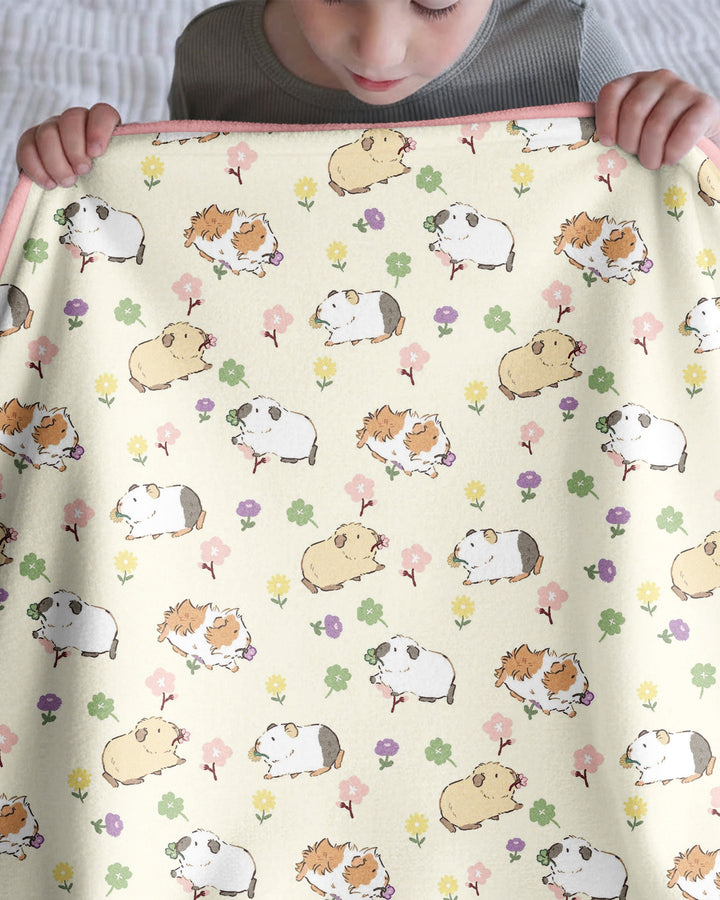 Guinea Pig Garden Bamboo Blanket