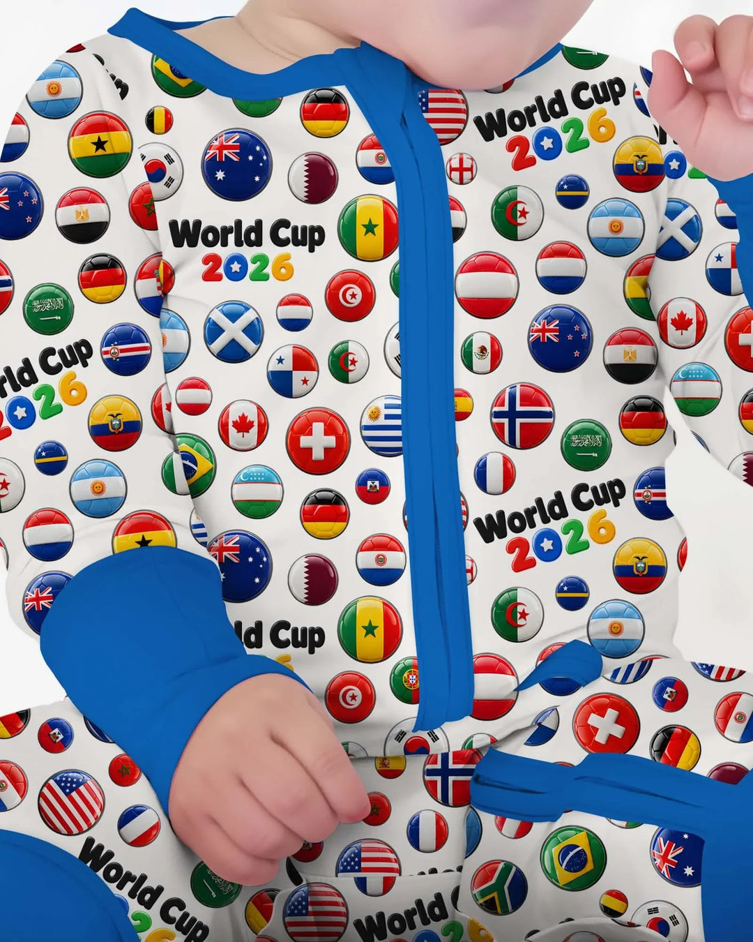 Soccer Cup All Country Balls Bamboo Convertible Zippy