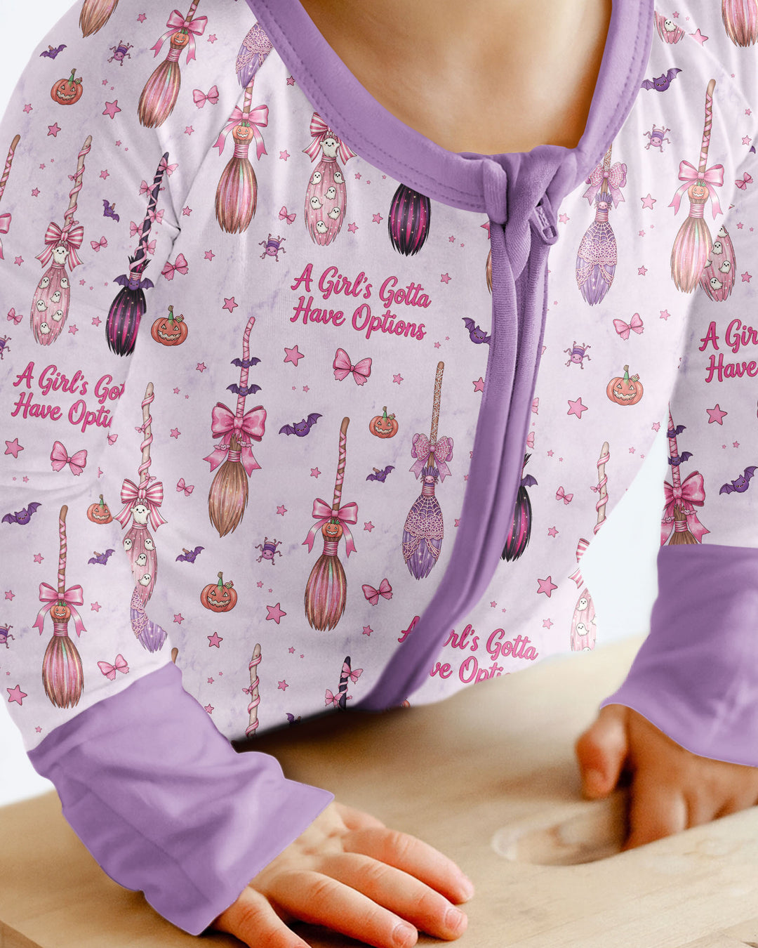 A Girl's Gotta Have Options Witch Brooms Bamboo Convertible Zippy