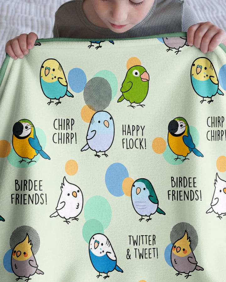 Happy Flock Bamboo Blanket