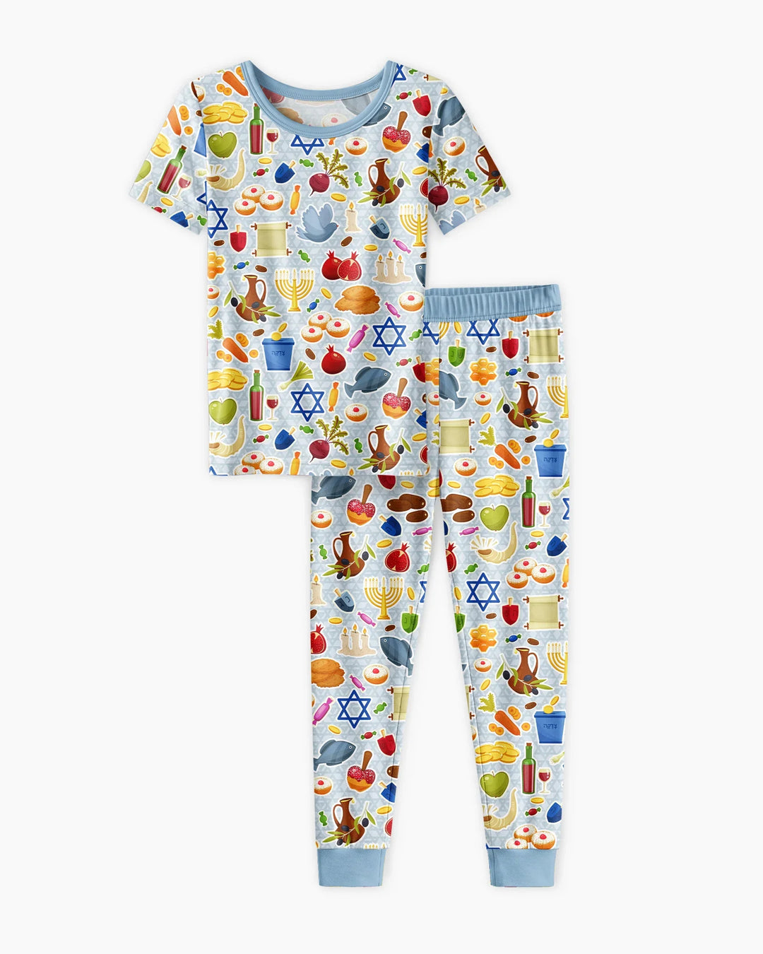 Shana Tovah Bamboo Two Piece Short Sleeve Pajama Set