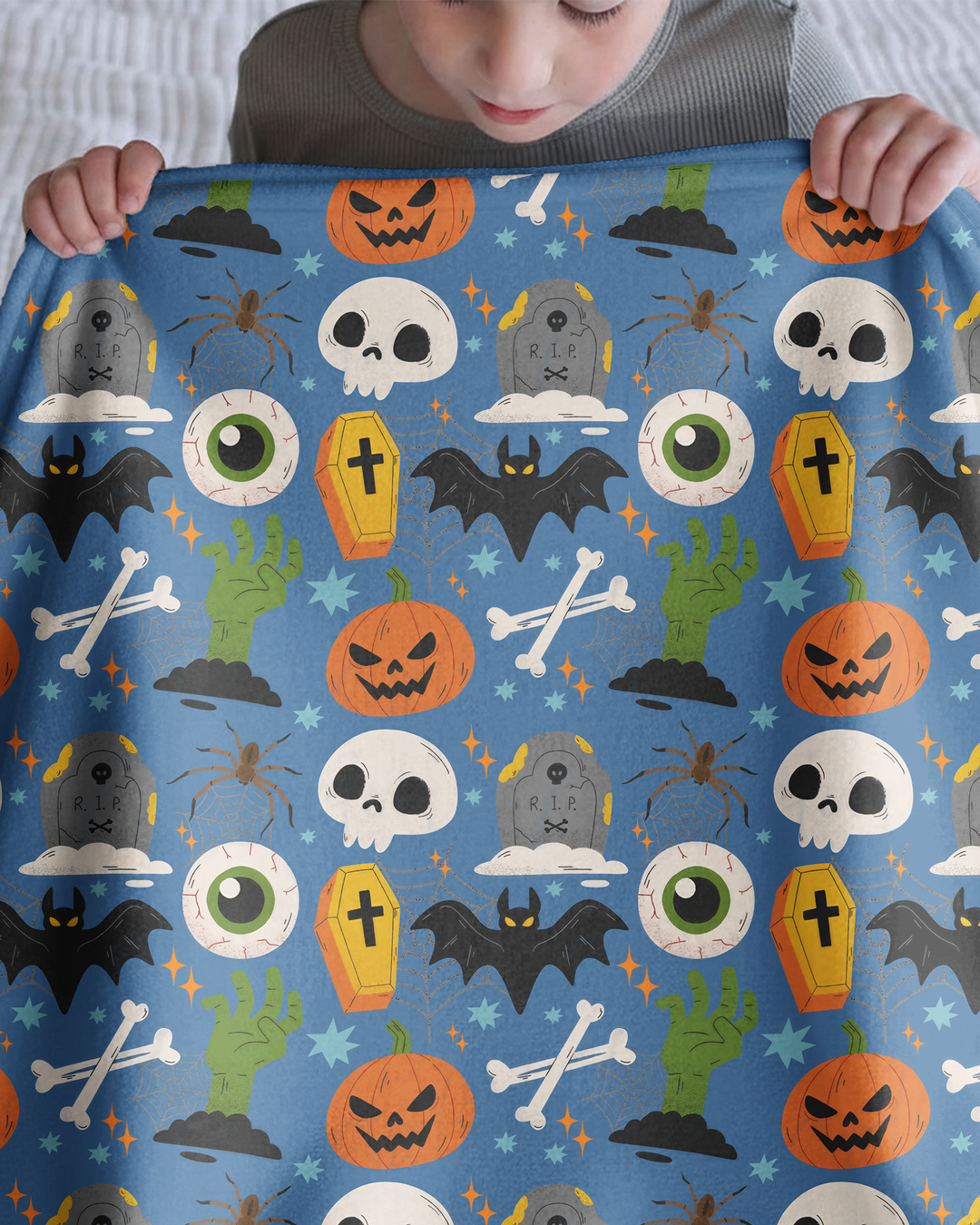 Little Monsters Bamboo Blanket