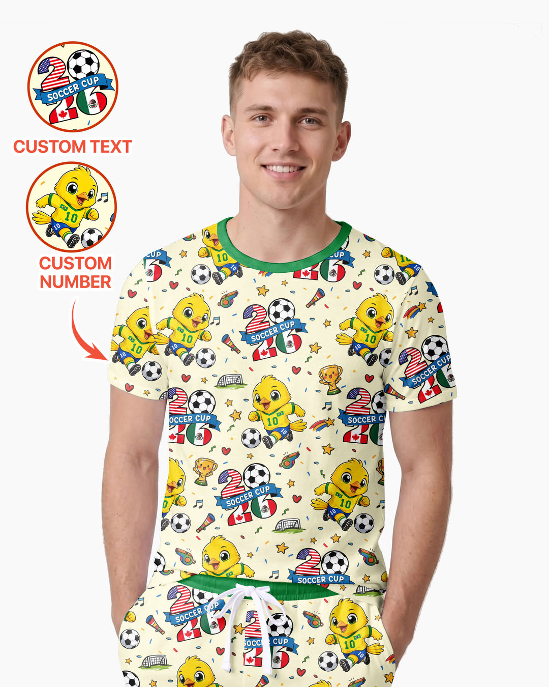 Conjunto de tractor de granja de bambú para hombres – Robusto y relajado