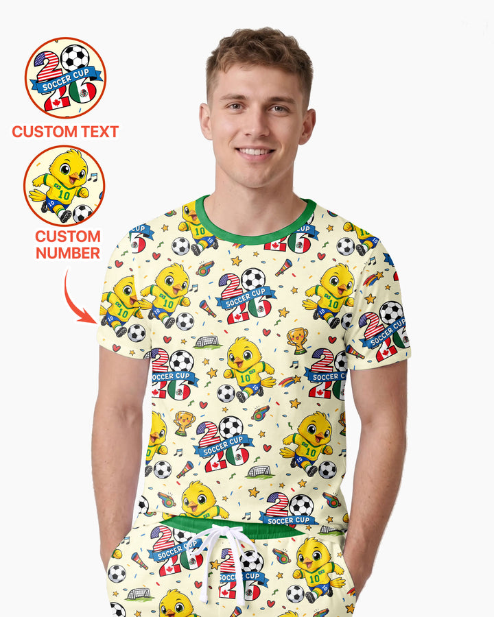 Conjunto de tractor de granja de bambú para hombres – Robusto y relajado