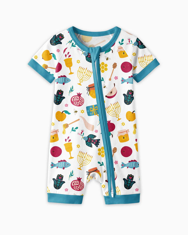Shanah Tovah Party Bamboo Shorty Zippy