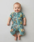Dad Word Collage Bamboo Shorty Zippy