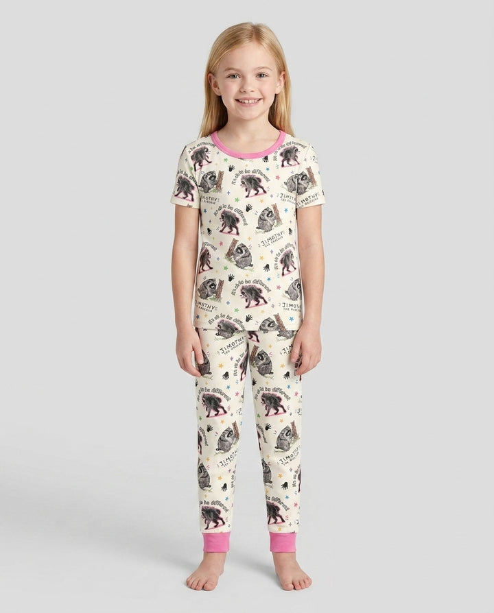 It's Okay to be Jimothy Bamboo Two Piece Short Sleeve Pajama Set