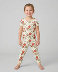 Three Sacred Hearts Bamboo Two Piece Short Sleeve Pajama Set