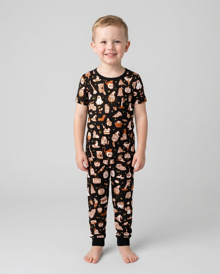 Spooky Season Bamboo Two Piece Short Sleeve Pajama Set