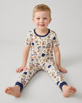 Soccer Go Team USA Bamboo Two Piece Short Sleeve Pajama Set
