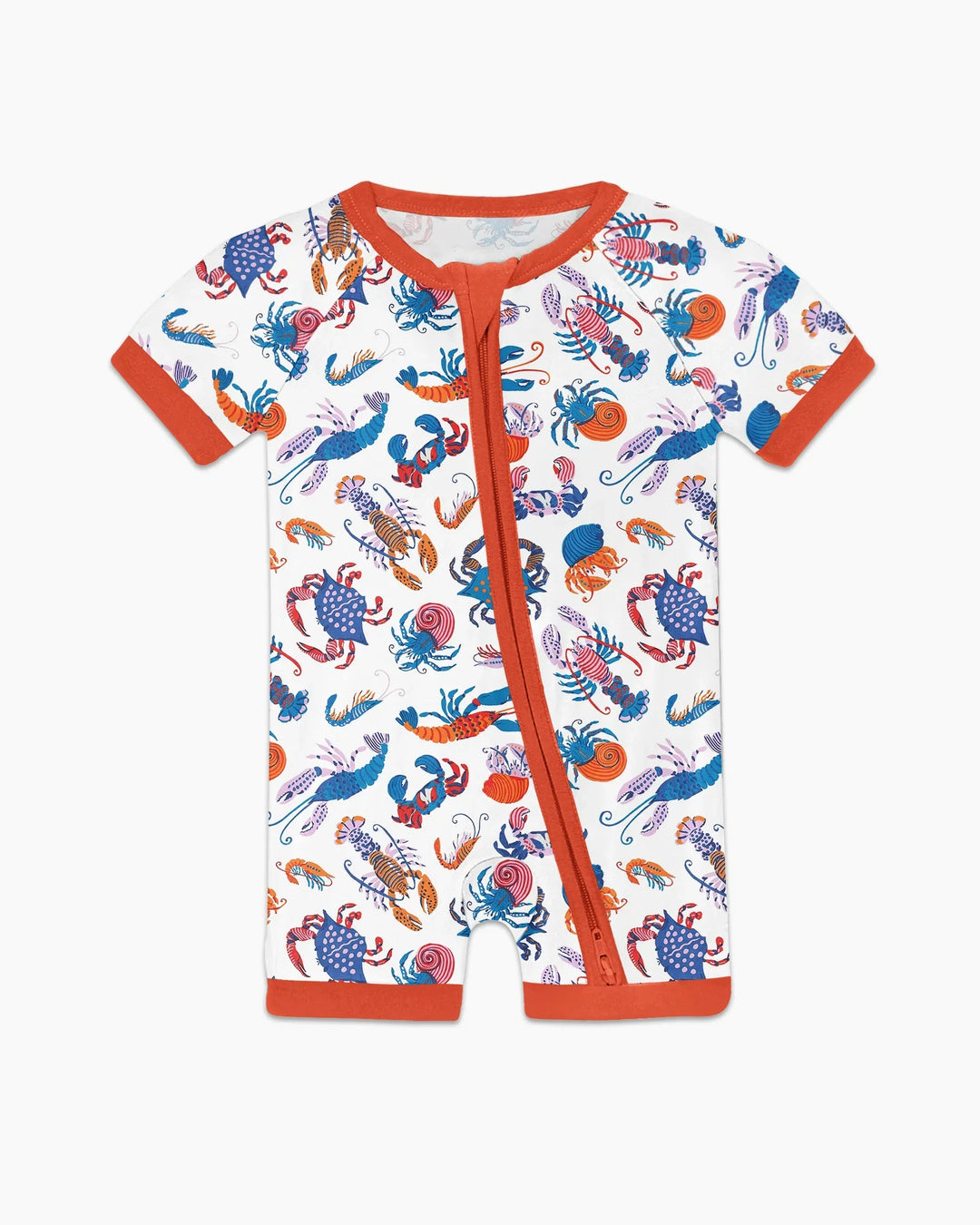 Crustacean Nation Family Matching Bamboo Shorty Zippy