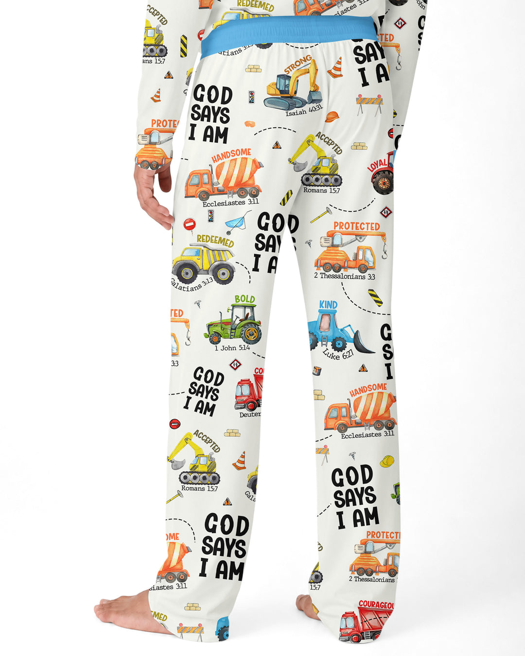 God Says I am Bamboo Men's Pajama Set