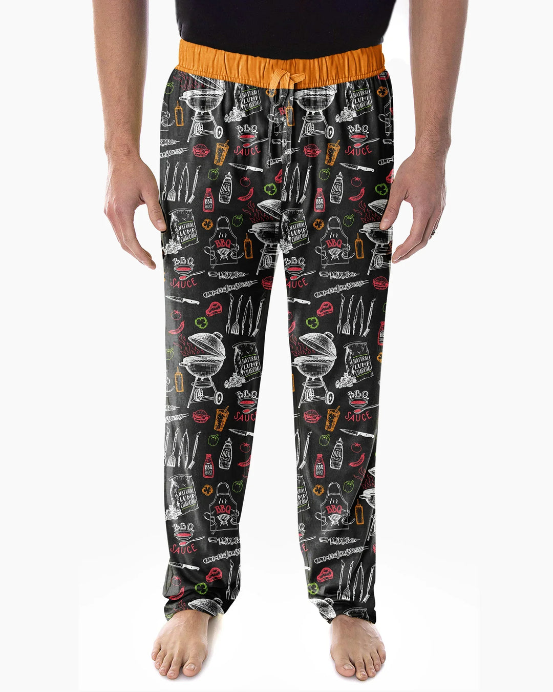 Backyard BBQ Party Family Matching Bamboo Men's Pajama Set