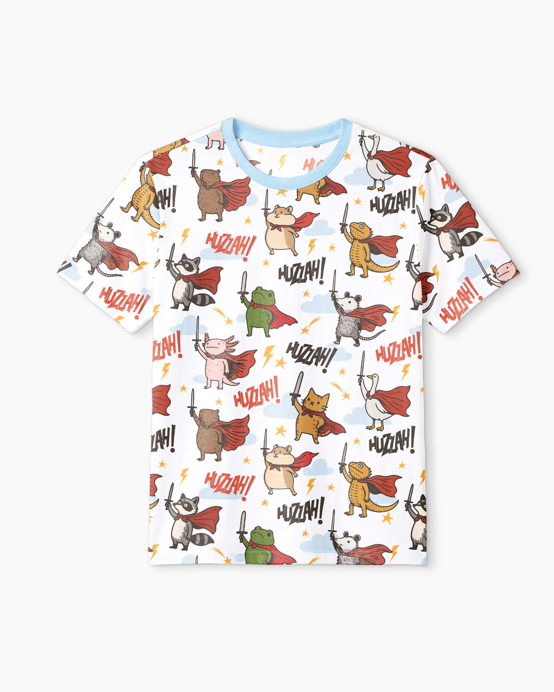 Huzzah! Huzzah! Bamboo Men Short Sleeve Short Pajama Set