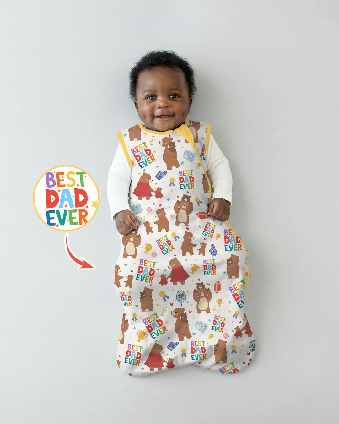 Best Daddy Bear Ever Family Matching Bamboo Sleep Bag