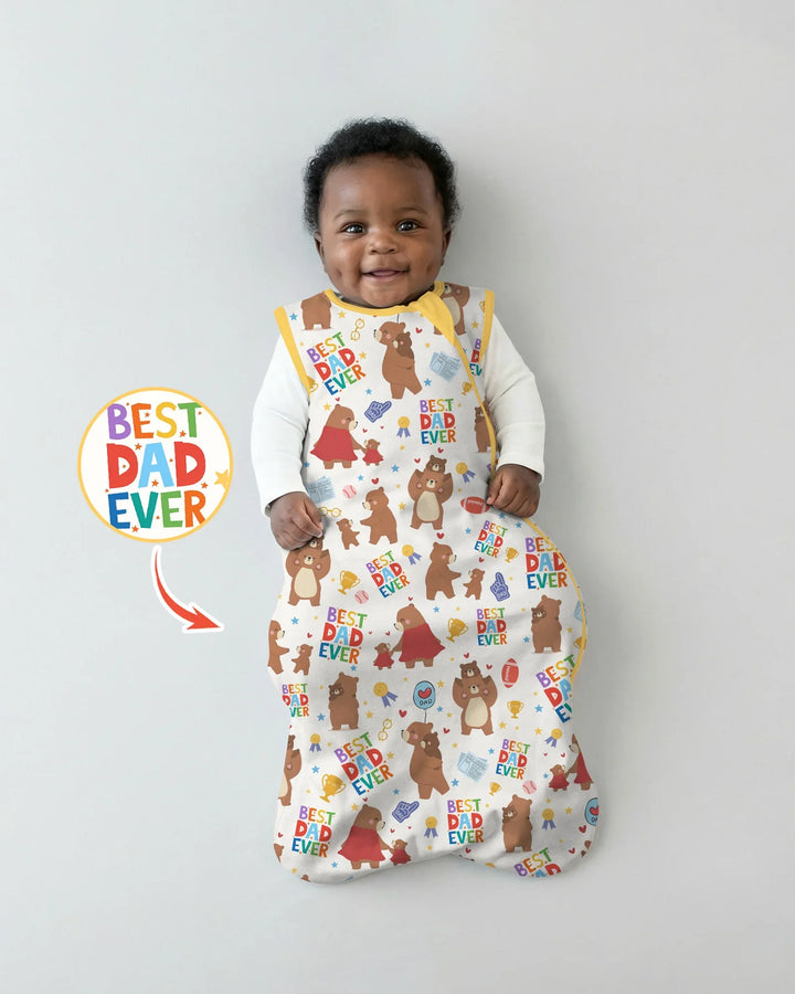 Best Daddy Bear Ever Family Matching Bamboo Sleep Bag
