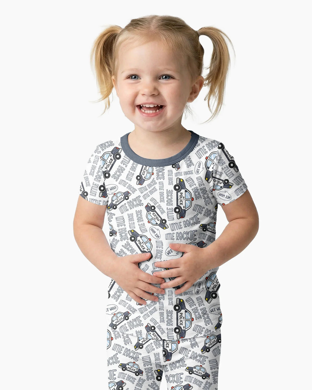 Little Rookie Bamboo Two Piece Short Sleeve Pajama Set
