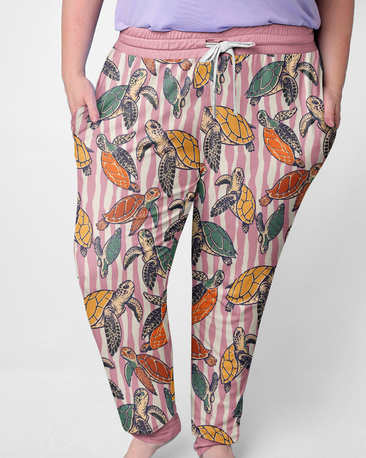 Plantilla de conjunto de pijama de mujer de bambú