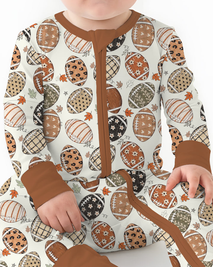 Boho Football Bamboo Convertible Zippy