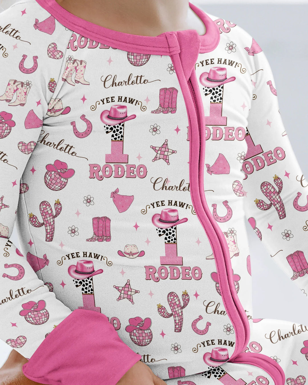 Personalized Birthday Rodeo Bamboo Convertible Zippy