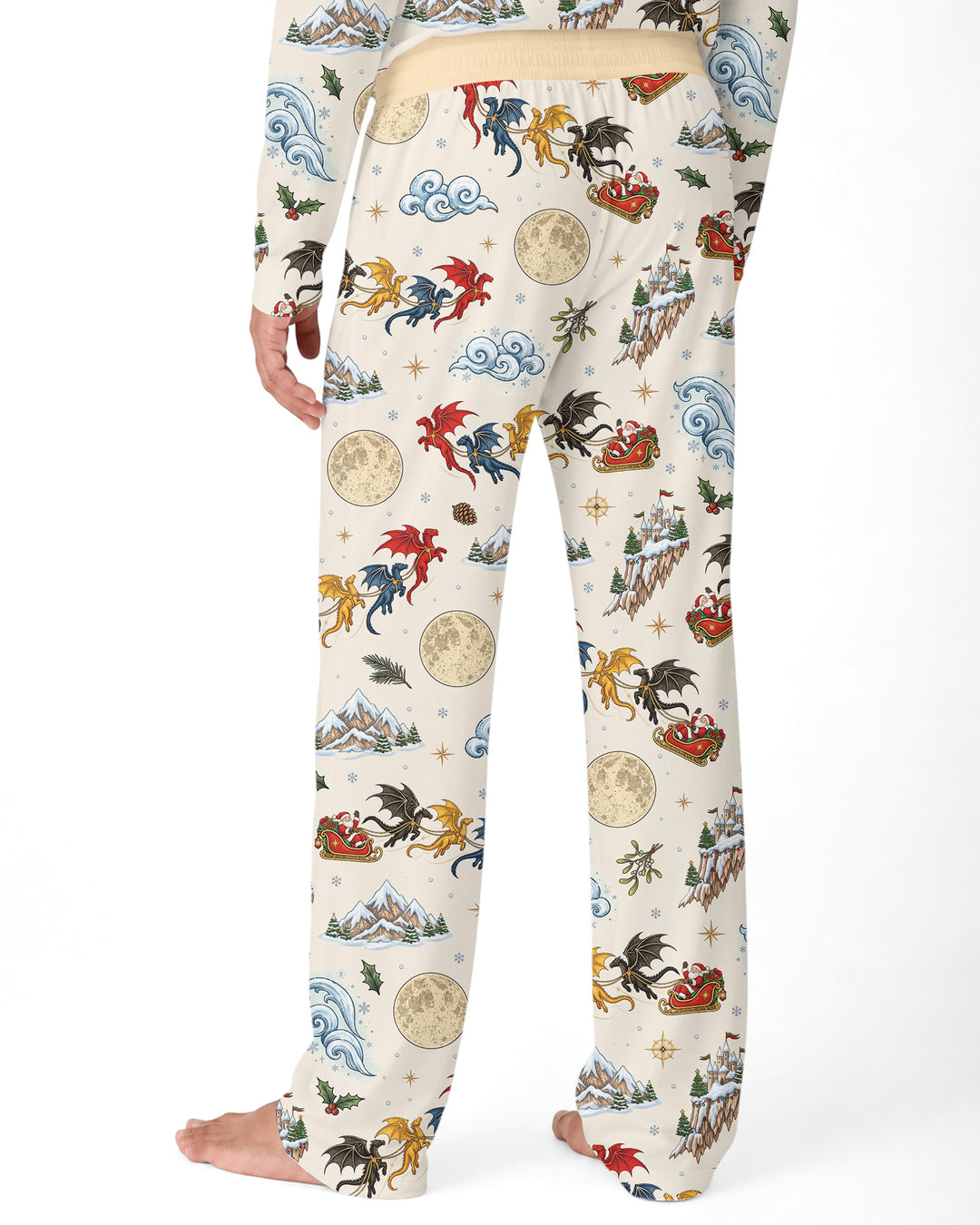 Fourth Wing Christmas Bamboo Men's Pajama Set