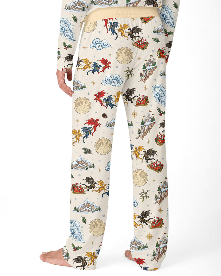 Fourth Wing Christmas Bamboo Men's Pajama Set