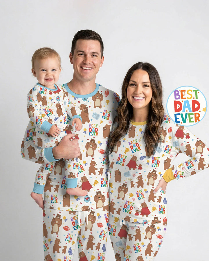 Best Daddy Bear Ever Family Matching Bamboo Women Pajama Set
