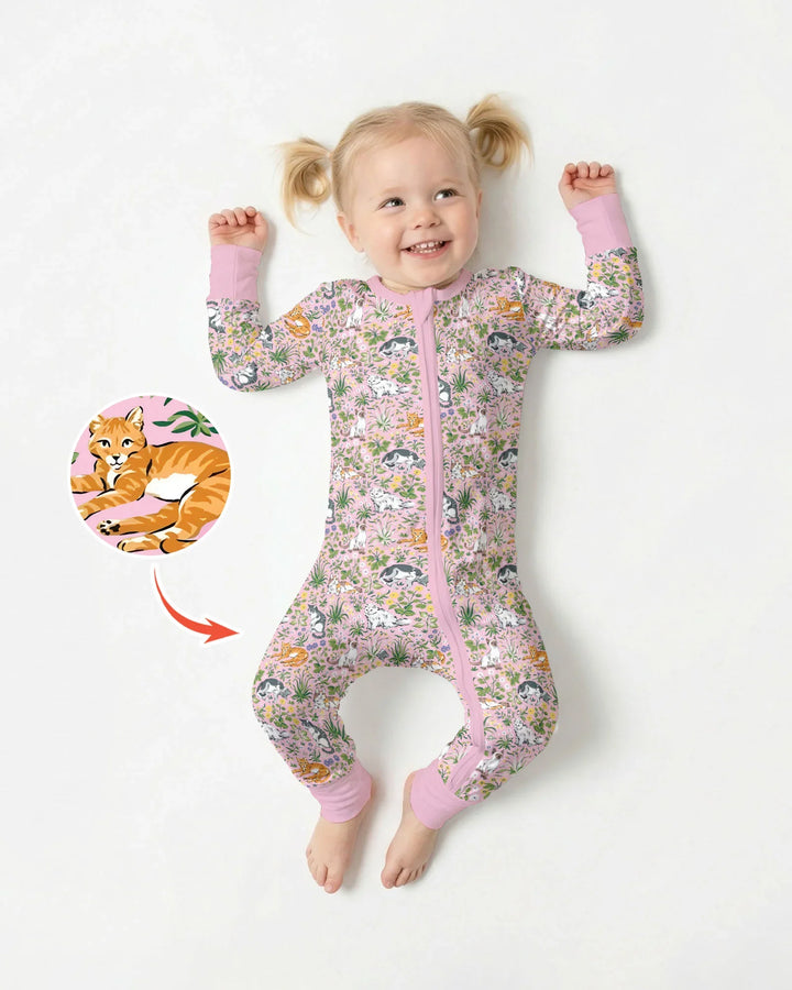 Gerippte Babykleidung mit individuellem Foto - Weich &amp; Skizzenhaft